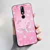 Silicone Case For Nokia X5 X6 5.1 Plus 6.1 Plus Phone Case Luxury Fashion Butterfly Flowers Soft Slim Black Jelly Cover Casing