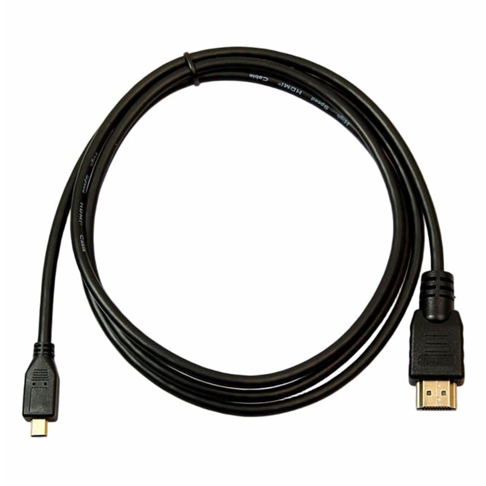 1.8m Micro HDMI To HDMI Cable for Camera Laptop Projector High Definition HDMI 1.4 Cord