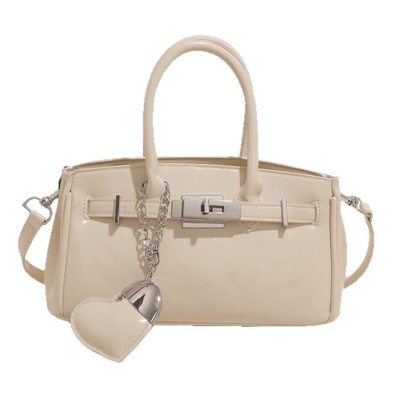 This Year's Popular Handbag Women's 2025 New Foreign-style Oil Wax Leather Messenger Bag Niche Design Shoulder Messenger Bag