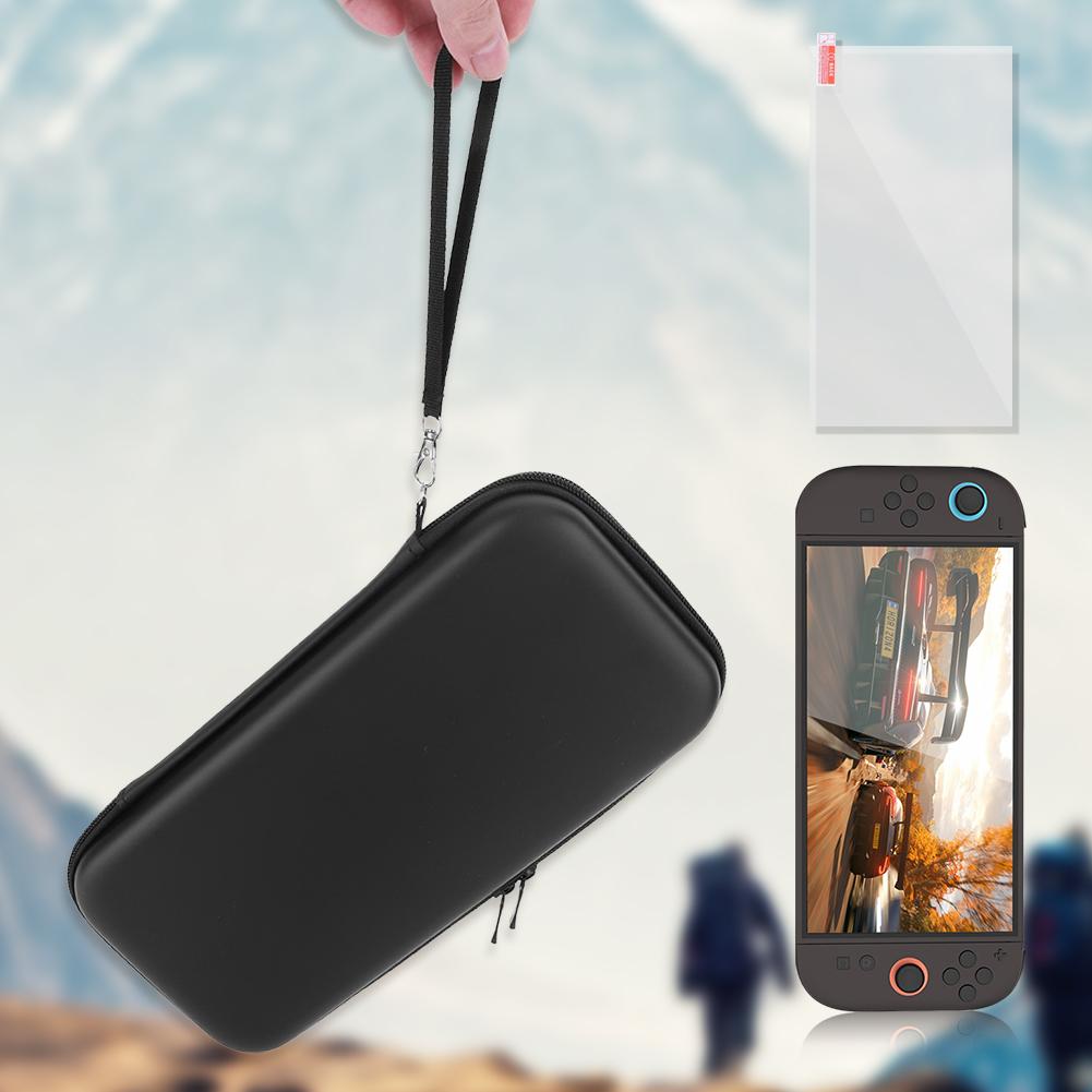 Carrying Case for Nintendo Switch 2  & Screen Protector Portable Hard Shell Pouch Carrying Travel Game Bag for Switch 2 Access