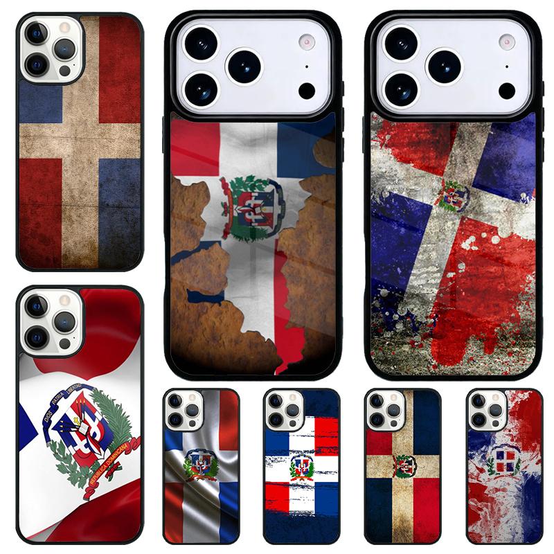 Dominican Republic Flag Soft Phone Case for iPhone 17 Air 16 15 11 12 14 13 Pro Max Shockproof Cover