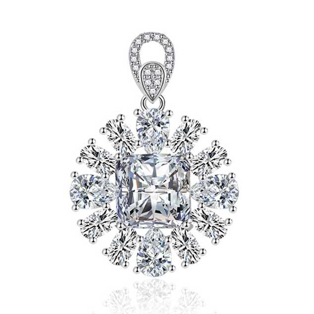 

SACE GEMS классический роскошный циркон женский кулон ожерелье ювелирные изделия свадебный подарок для вечеринки белый