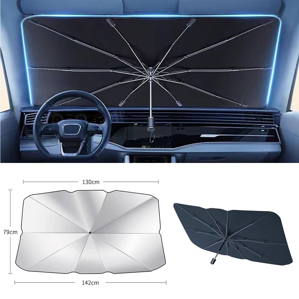 For Tesla Model 3 Model Y Series Car Windshield Sunshades Front Shading Umbrella