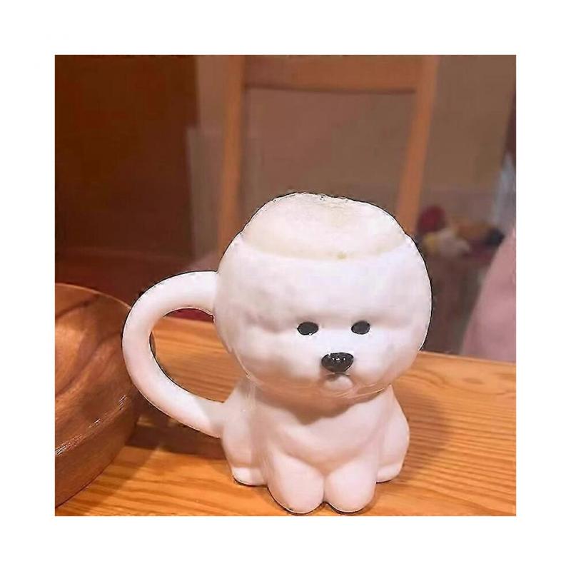 Creative Cute Little Dog Cerc Mugs Office Water Drinking Cups Coffee Cups Birthday Gifts Couple Cups Home Daily Use