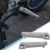 1 Pair 7mm Aluminium Alloy Footrest Footpeg Motorcycle Anti-slip Riding Foot Rest For Compatible For HS1701028/JT-09 Motorcycle Modified Accessories