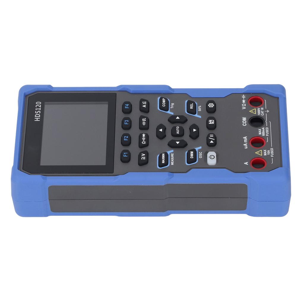 2 In 1 Oscilloscope Multimeter High Accuracy 1MHz Analog Bandwidth 2.8in LCD 1000V DC Voltage Curren