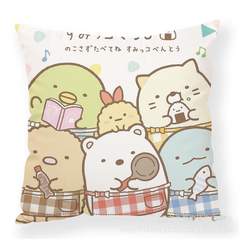 Cartoon Cartoon Corner Creature Pillow Cute Ins Animal Pillow Case Office Waist Rest Premium Durable Quality Useful