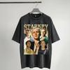 Drew Starkey Gewaschene T-Shirts Streetwear Hip Hop Vintage T-Shirt Tees Tops für Unisex Damen Kurzarm Harajuku