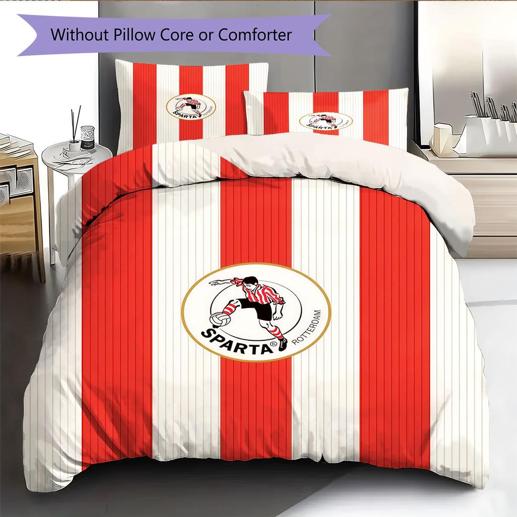 Sparta Rotterdam Bedding Quilt Set Quilt Cover Pillowcase Home Decoration Birthday Gift (1 * duvet cover + 2 * pillowcase, without core)