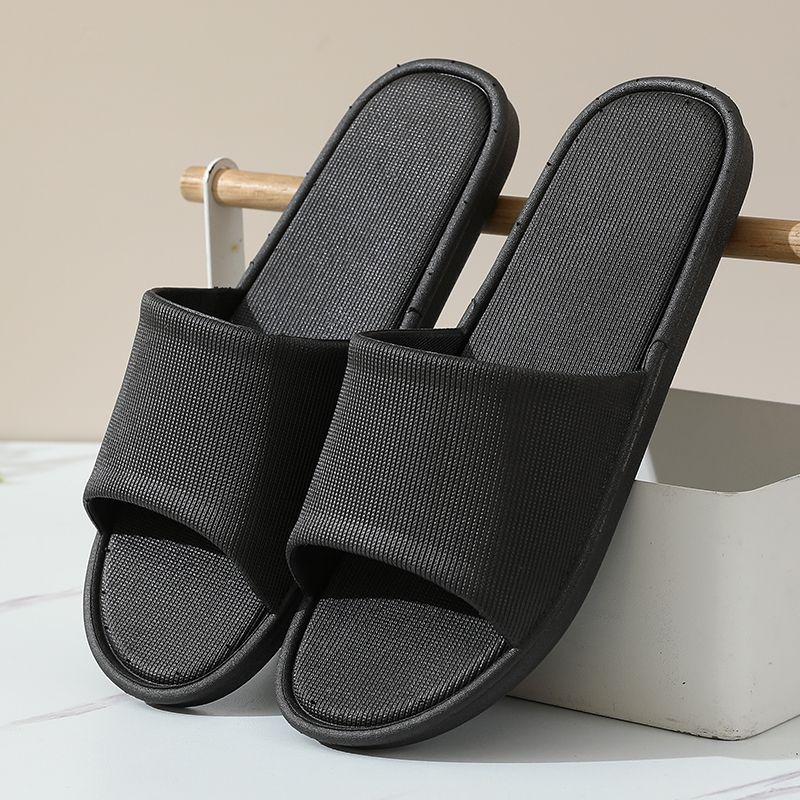 Summer Couple Wearing Slippers On The Beach Men's Beach Bathroom Anti Slip Outdoor One Line Mop