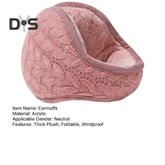 Ohrenschützer für den Winter, extra warm, faltbar, tragbares Design, rutschfest, schützt vor kaltem Wind, Ohrenwärmer für Outdoor-Aktivitäten, Reisen, Radfahren