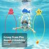 3 Pieces Pool Diving Hoop No Assembly Required Upright Standing Summer Play Item