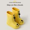Happy Mary Kids' EVA Rain Boots - Women's Short Tube Drawstring Water Shoes for Boys and Girls