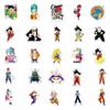 Dragon Ball Colorful Stickers, 50 Pieces (not Repeated), Waterproof and Sunscreen.