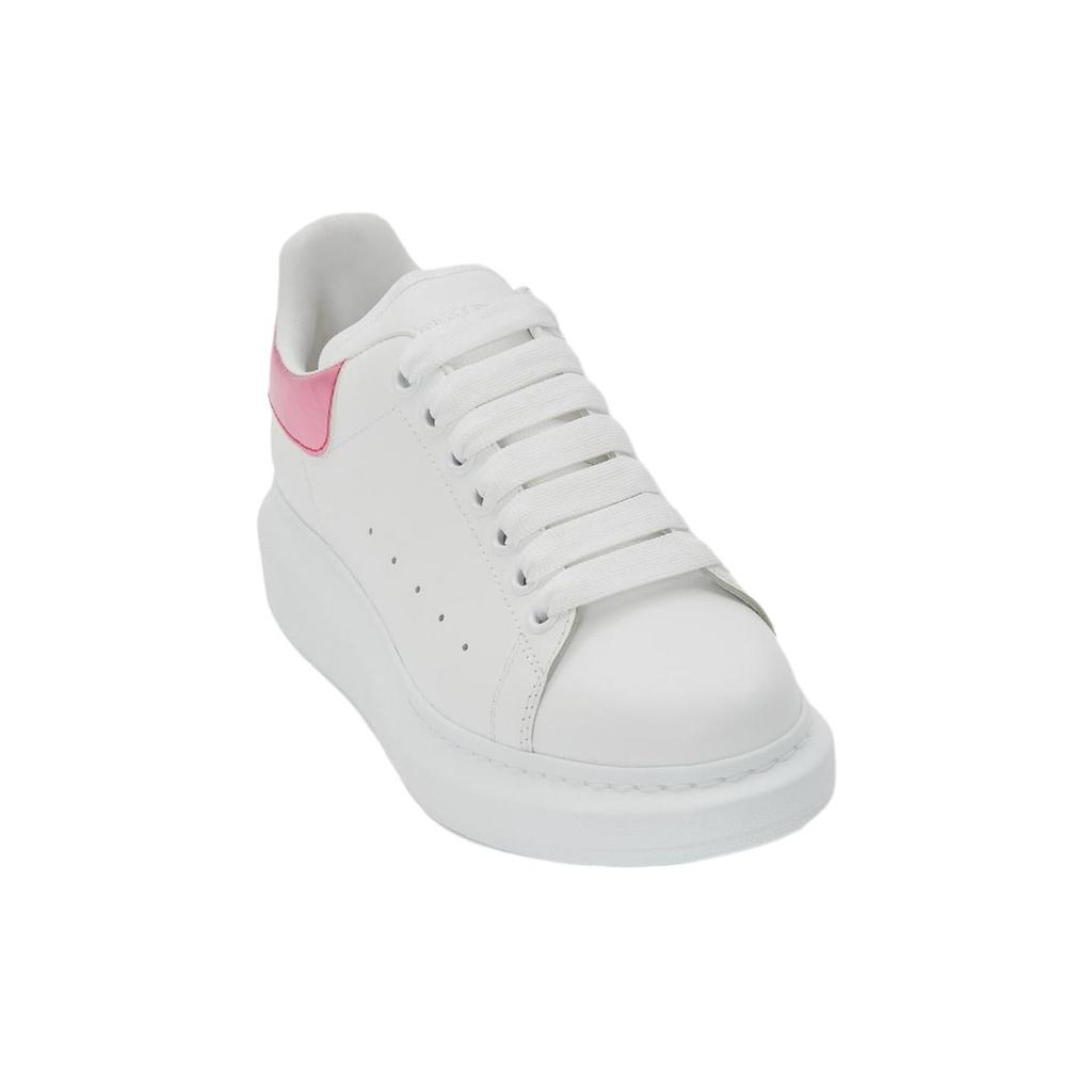 (WMNS) Alexander McQueen Oversized Sneaker 'White Pink Metallic' Women's 676702WICGG9993