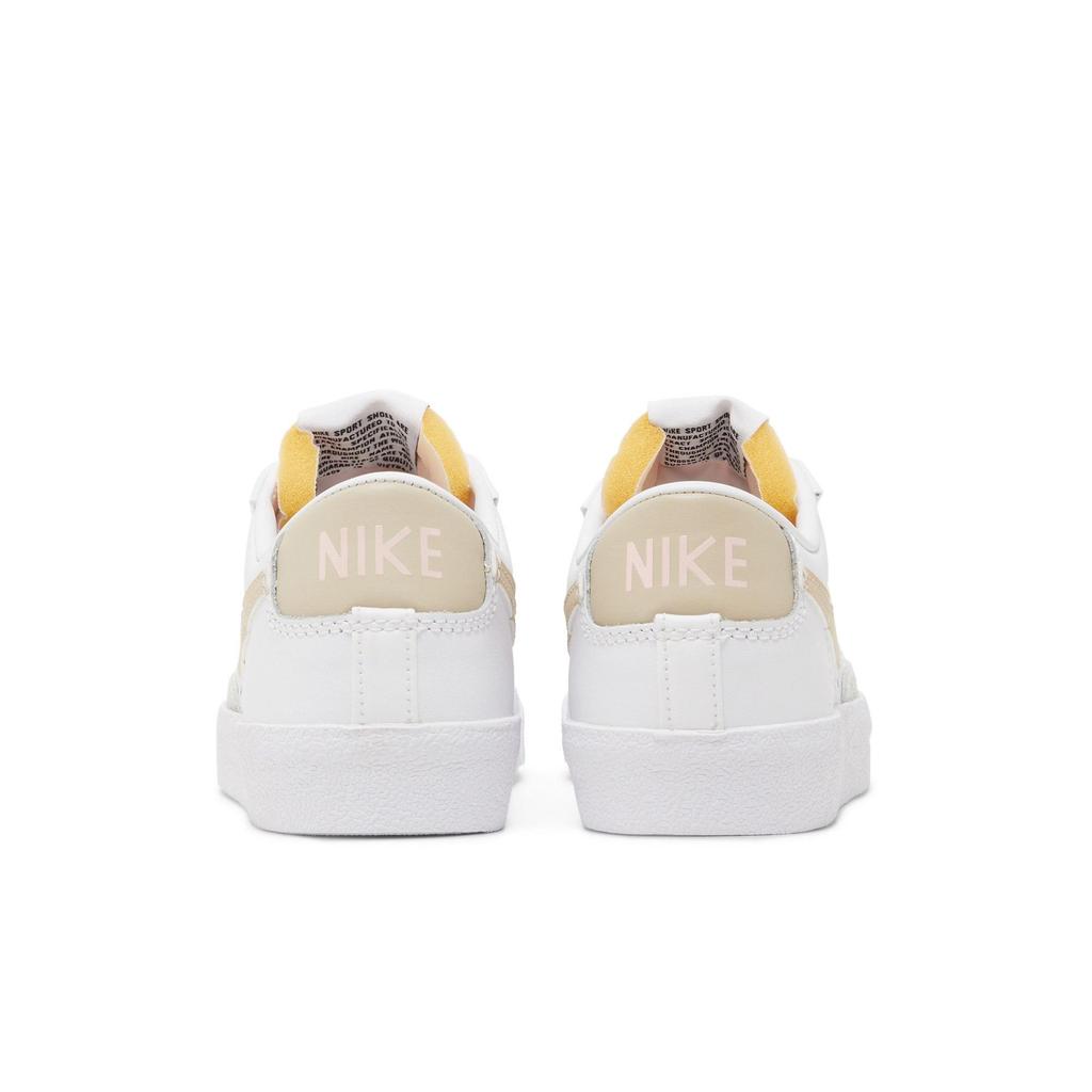Nike Womens Blazer Low '77 'White Pale Coral' (women's sizes) White / Pale Coral / Black / Rattan Skate Shoes DC4769 106