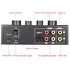 Btuty Karaoke Sound Mixer N-1 Dual Microphone Input with Cable Black
