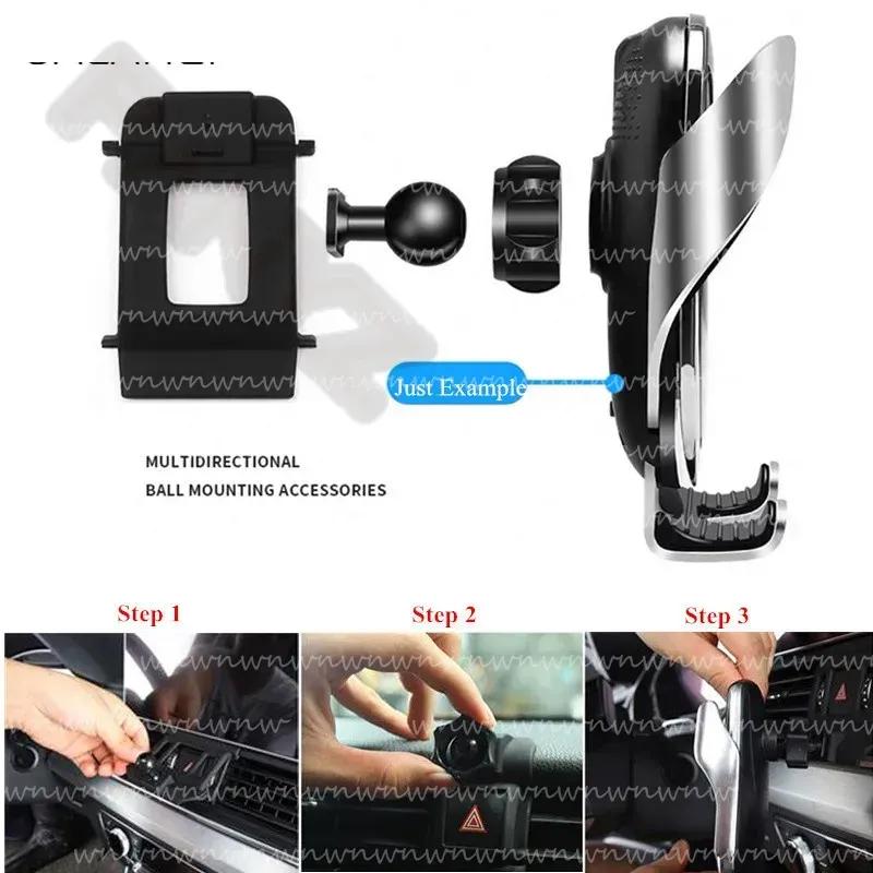 Phone Holder For Mercedes Benz GLE GLS Interior Dashboard Cell Bracket Stand Support Car Accessories Mobile Phone Holder