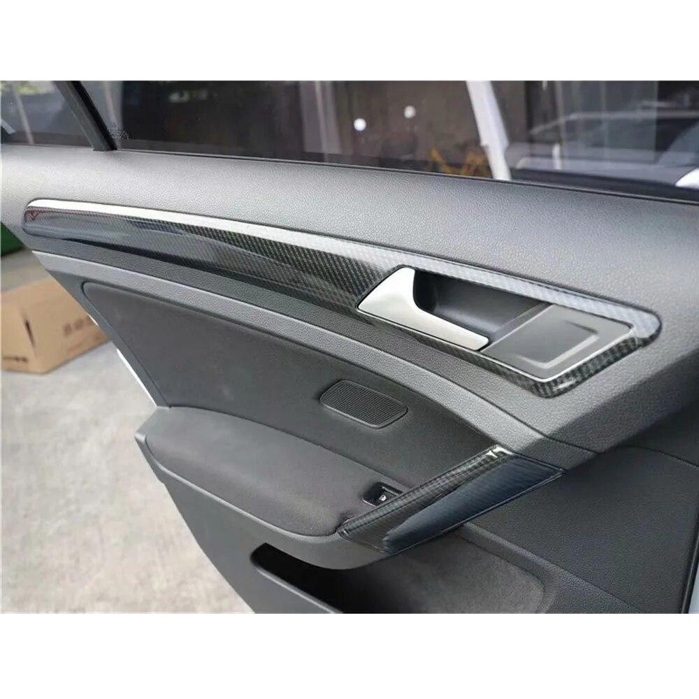 For Volkswagen Golf 7 2014-2018 Car Interior Door Handle Bowl Strips Trim Car Styling Molding 4pcs/set