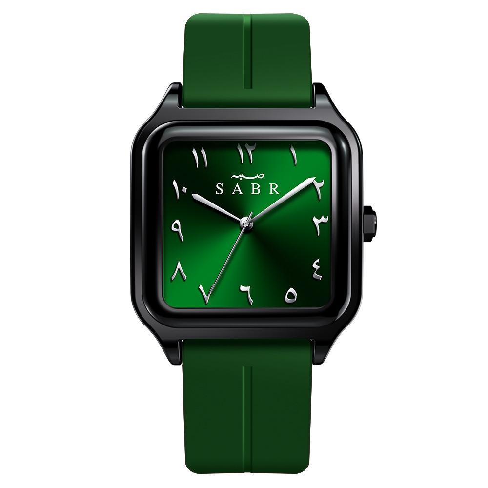 Fashion Square Watch for Men Women, Versatile Casual Arabic Dial Waterproof Quartz Wristwatch