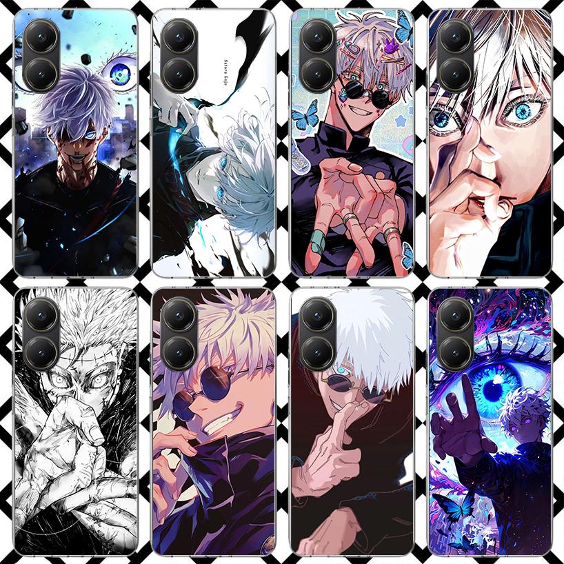 Kaisen J-Jujutsu Gojo Satoru Phone Case for Xiaomi Poco F7 Ultra X7 X6 X5 Pro X4 Gt M8 M7 Redmi 15 15C 13 13C 12 12C Soft Cover