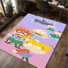 Monster Friends Carpet Office Decorative Carpet For Living Room Bedroom Door Mat Floor Rug Computer Chair Area Rug Perfect Holiday Gift