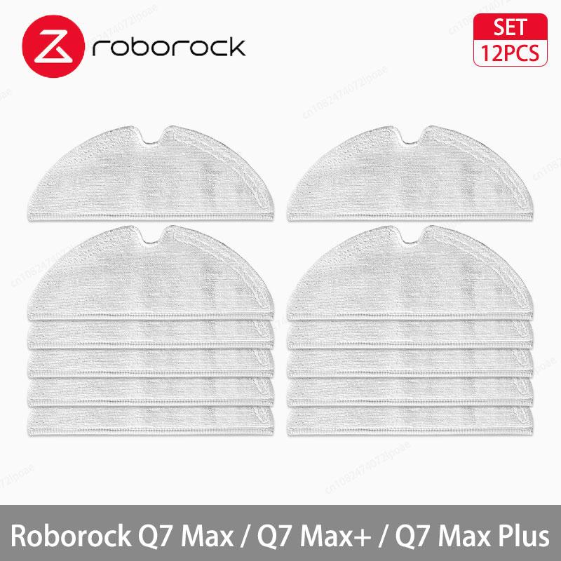 Roborock Q7 Max / Q7 Max+ / Q7 Max Plus Robot Vacuum Cleaner Accessories Side Brush Hepa Filter Mop Cloth Dust Bag Spare Parts