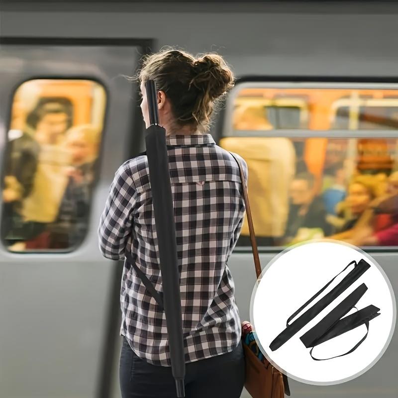 2 Pièces Pochette de Rangement pour Parapluie Pliable avec Sangle Réglable pour Protection contre la Poussière et Usage Extérieur Sac de Rangement pour Parapluie