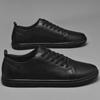 Fashion Luxury Men's Outdoor flats Breathable Fashion Sneakers Genuine Leather lace-up man White shoes Classic all-match Casual shoes