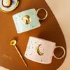 Keramik-Kaffeetasse Kreative Tasse Mond Haferflocken Frühstück Mit Büroküche Milch Paar Freunde Geburtstagsgeschenk