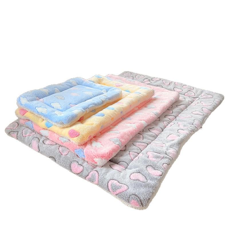 Thick Pet Cushion: Warm Cotton Blanket & Sleeping Pad for Dogs and Cats