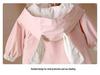 Newborn Baby Girl Sweet Hooded Romper Windbreaker - Spring/Autumn Outerwear