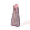 Portable lotus-shaped memorial tablet case (weather pattern) (light purple, small size)