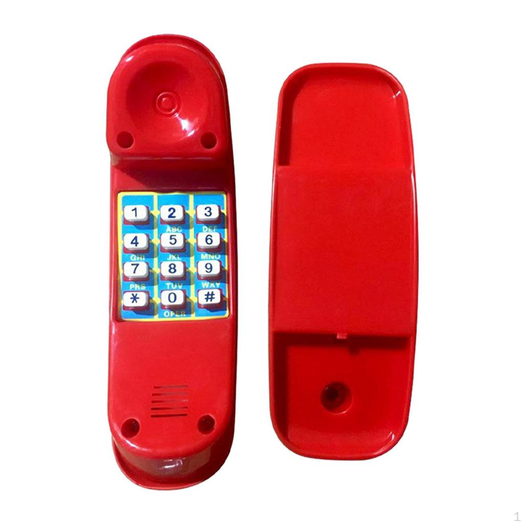 Çocuk Oyun Evi Oyuncak Telefon Rolü Etkileşimli Öğrenme İçin