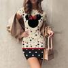 Vestito da Donna Casual Disney Cartone Animato Stampa Moda Mickey 5XL Vestiti Eleganti da Donna 2024 Top Sexy Slim Fit Minnie