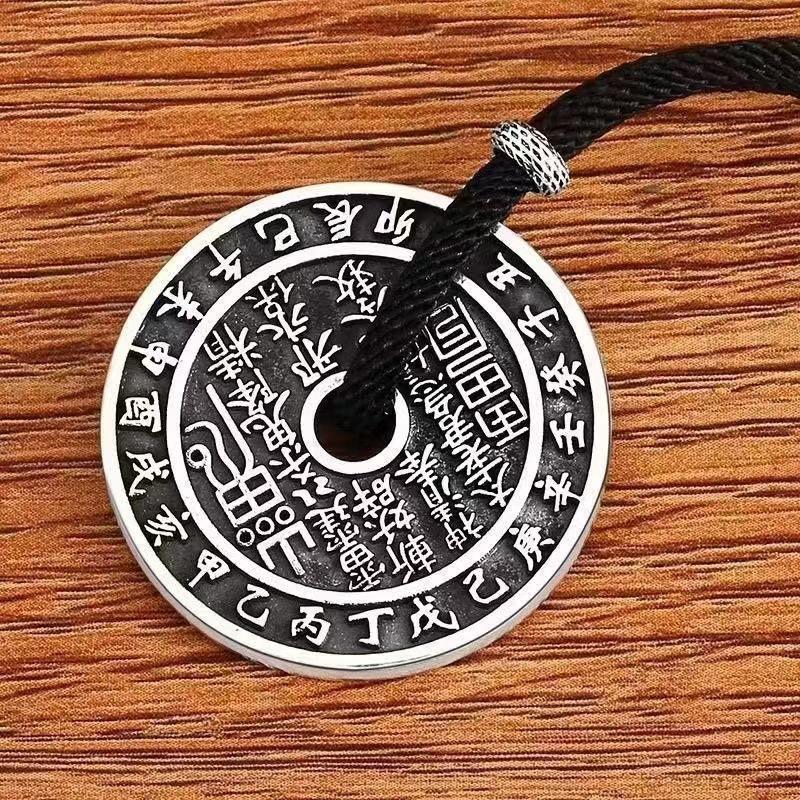 Thickened Mountain Ghost Money Pendant S Foot Men's Peace Pendant Men's and Women's Fashion Retro