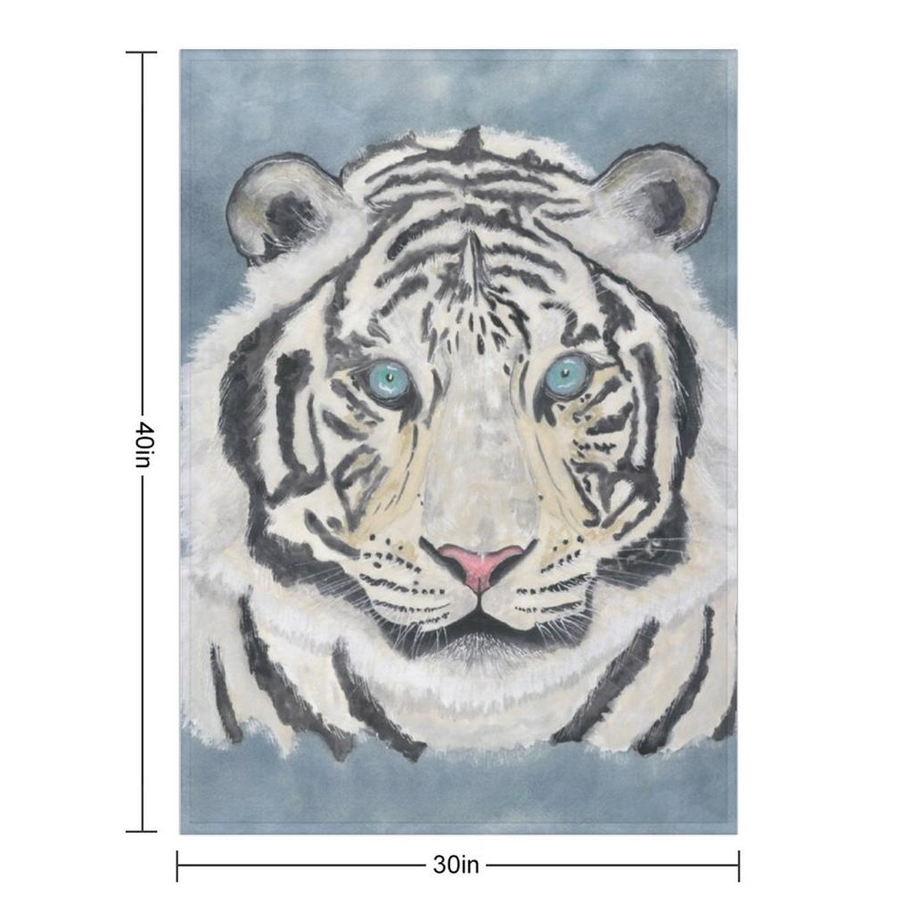 Siberian Tiger Throw Blanket bed plaid blankets and throws Nap Custom Blankets