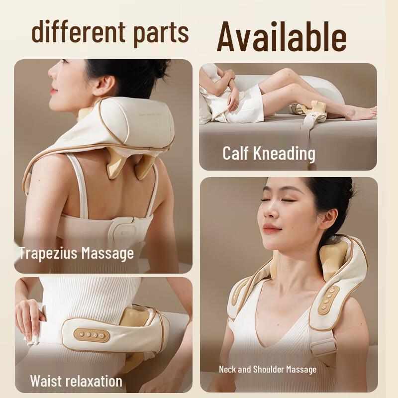 HEZHENG Smart Kneading Neck and Shoulder Massager CN plug (adapter included)