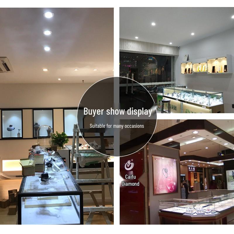 Jade Recessed LED Spotlight - Ultra Bright Ceiling Light for Jewelry Displays