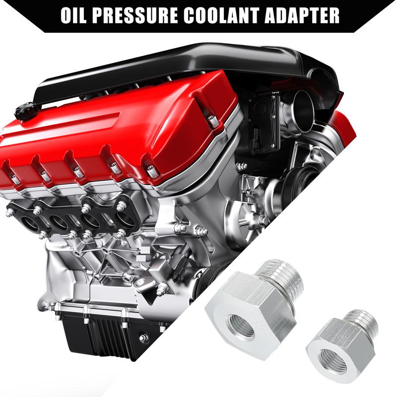 UXCELL Oil Pressure Coolant Adapter Fitting Sensor Adapter Set for LS Series Engine