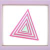 Nesting Triangular Cutting Dies Laciness Die Cuts 4.72'' x 4.37'' for Greeting Card Making DIY Scrapbooking Album Craf