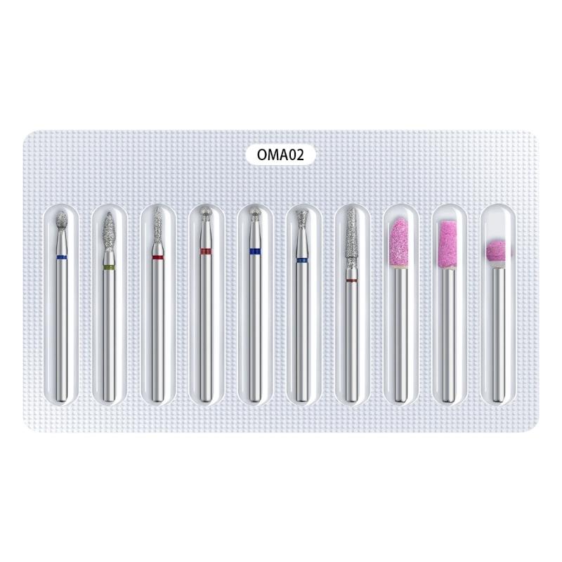 Hard Nail Drill Bits Manicure Tools Professional Grinding Salon Essential Removal Gel Acrylic Nail Drill for Home