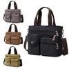 Maruno Crossbody Messenger A4 Large Perfect for and Outdoor Black Men's Bag, Size, Capacity, Canvas, 2-Way, Commuting, School, Travel, Activities,