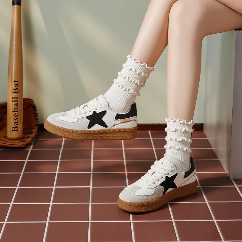 Augustine platform German training shoes women's 2025 new autumn retro star ballet Forrest Gump casual sports shoes