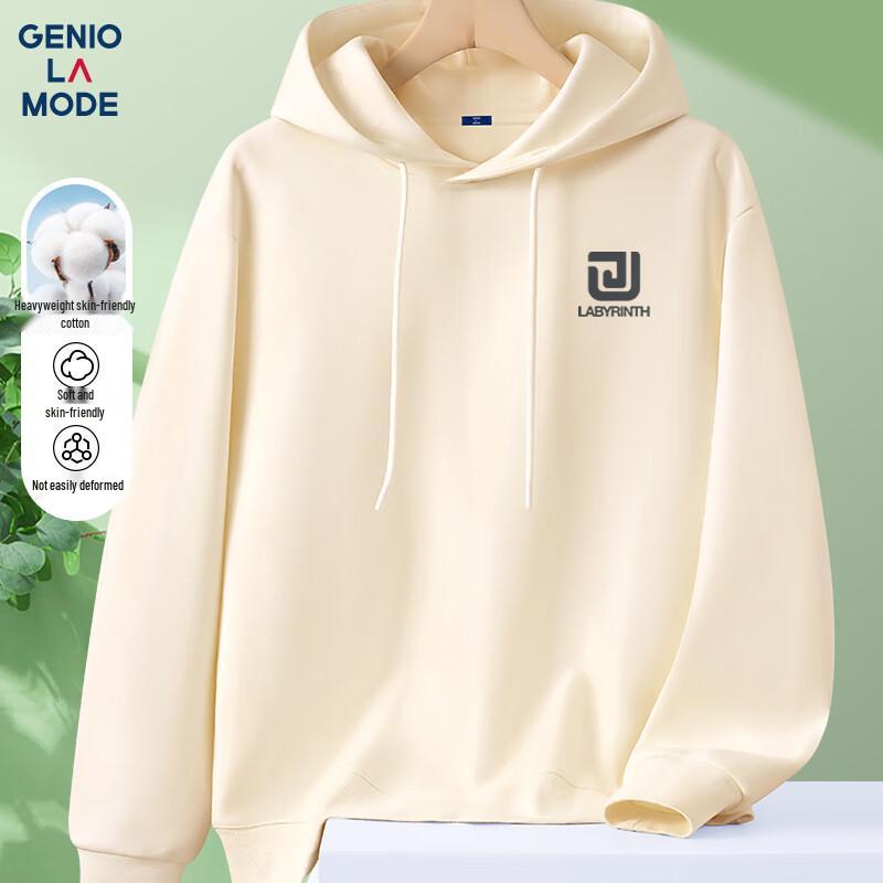 GENIOLAMODE Men's Graphic Hooded Sweatshirt