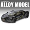 1/24 Bugatti Tourbillon Chiron Legierung Sportwagen Modell Druckguss Metall Rennfahrzeuge Automodell Ton und Licht Hohe Simulation Kindergeschenk