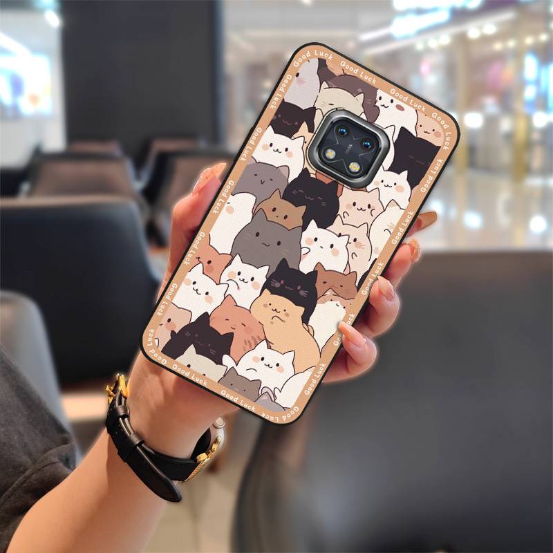 TPU Soft Case Phone Case For Nokia XR20 Waterproof Shockproof Protective Dirt-resistant Back Cover Full Wrap Cartoon