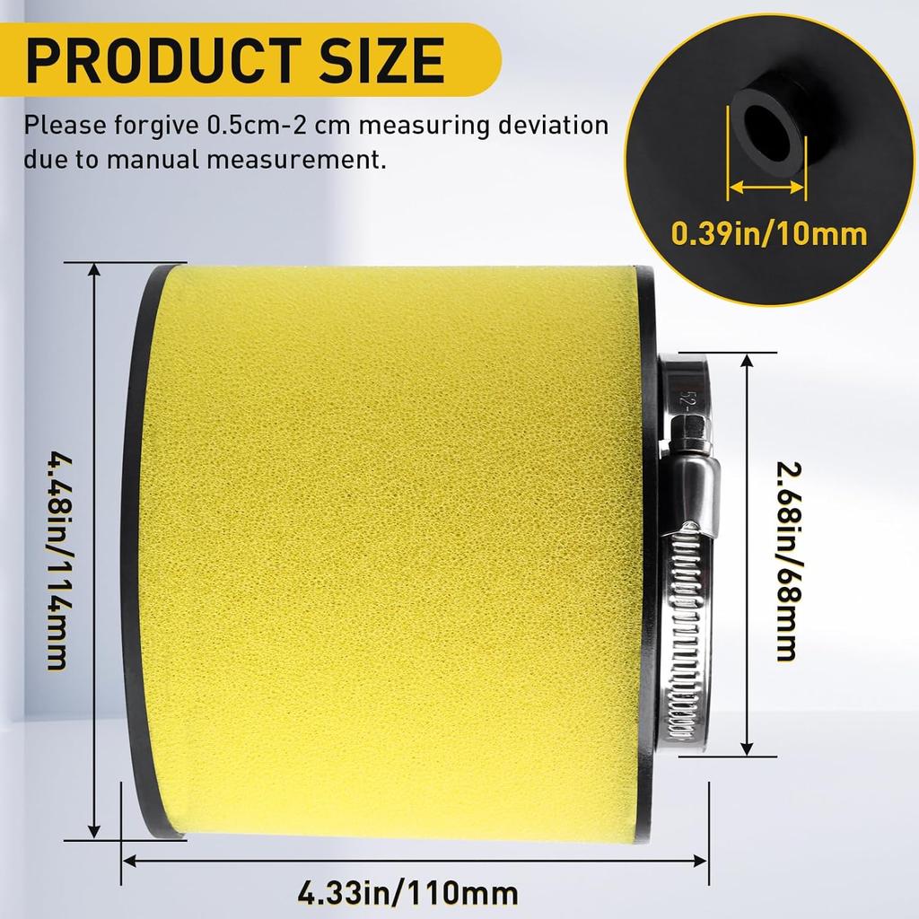 Foreman 450 Air Filter Replacement For Honda Rancher 350 TRX350FE TRX350TM TRX350TE Rancher 400 TRX400FA TRX400FGA Foreman 450 400TRX400FW TRX450S