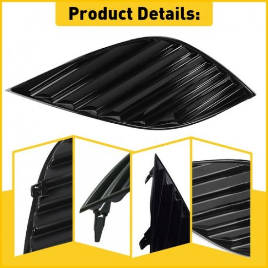 Front Bumper Light Fog Trim Bezel Cover Base Cap Fit Toyota Camry TRD -