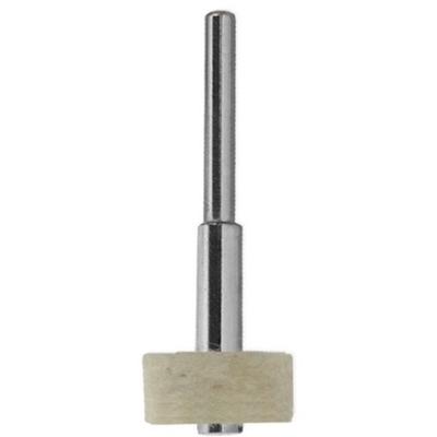 Unelte electrice-10 bucăți roți de lustruit pentru șlefuire din pâslă 1/2" cu lână pentru dorn, potrivite pentru instrumentul rotativ